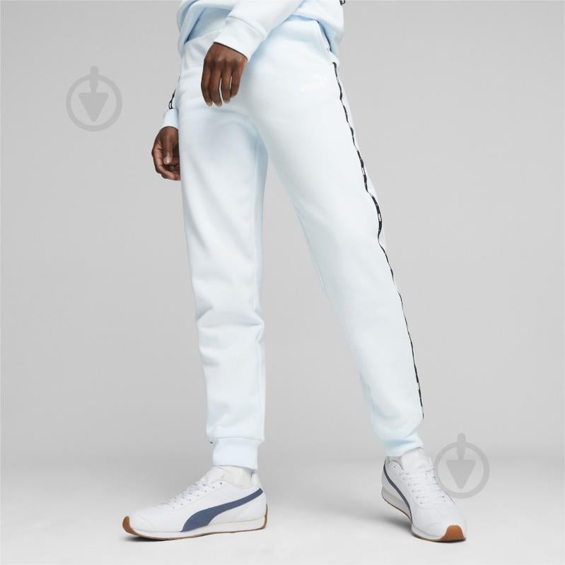 Брюки Puma ESS TAPE SWEATPANTS FL CL 67599969 р. XS голубой - фото 3