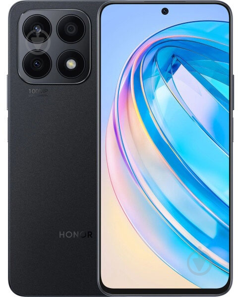 Смартфон Honor X8a 6/128GB midnight black (997009) - фото 1