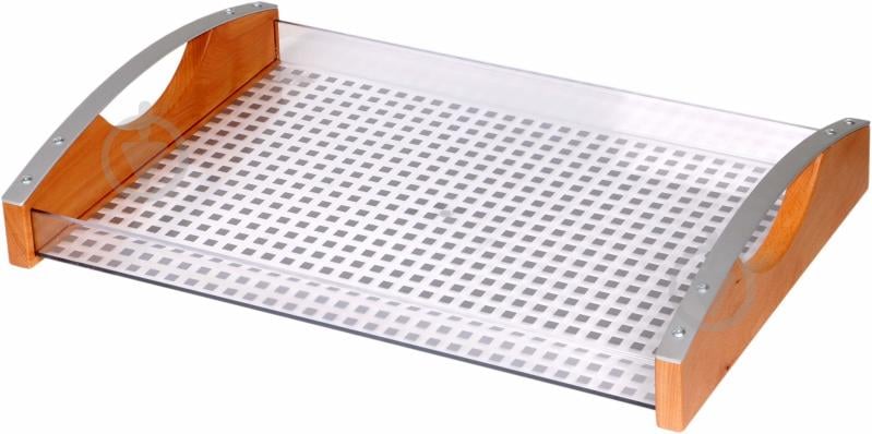 Поднос Emsa SCANDIC 50*35см дерево алюминий - фото 2 Поднос Emsa SCANDIC 50*35см дерево алюминий - фото 2