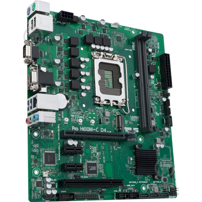 Материнская плата Asus 90MB1A30-M0EAYC (LGA1700, Intel H610, micro ATX) - фото 3