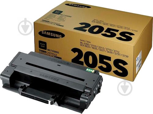 Картридж Samsung ML-3310D/3310ND/3710D/3710ND SCX-4833FD/4833FR/5637FR MLT-D205S/SEE (SU976A) black - фото 1