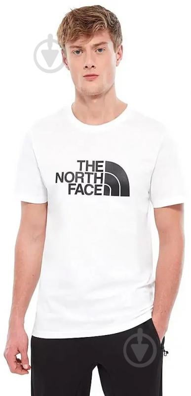 Футболка THE NORTH FACE M S/S EASY TEE NF0A2TX3FN41 р.XL белый - фото 1