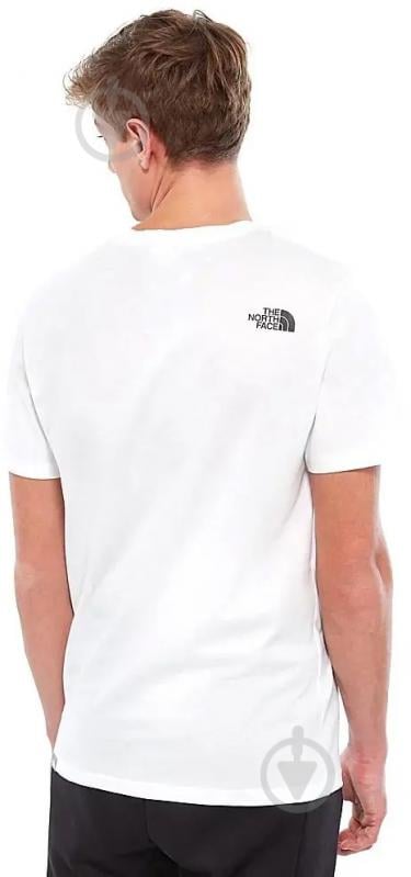 Футболка THE NORTH FACE M S/S EASY TEE NF0A2TX3FN41 р.XL белый - фото 2