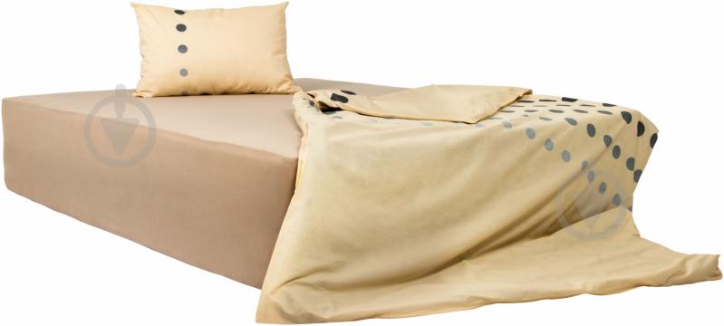 Комплект постельного белья Симфония 1,5 бежевый Dormeo (без простыни) - фото 1