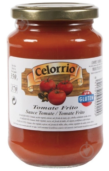 Томатный соус Celorrio TOMATE FRITO 370 мл - фото 1 Томатный соус Celorrio TOMATE FRITO 370 мл - фото 1