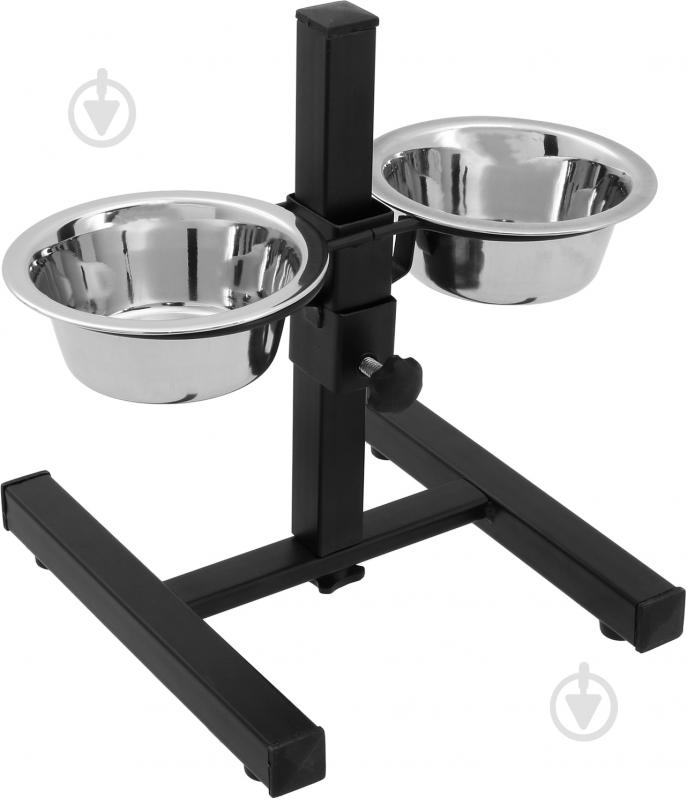 Стійка CАMON з двома мисками 450 мл - фото 1 Стійка CАMON з двома мисками 450 мл - фото 1