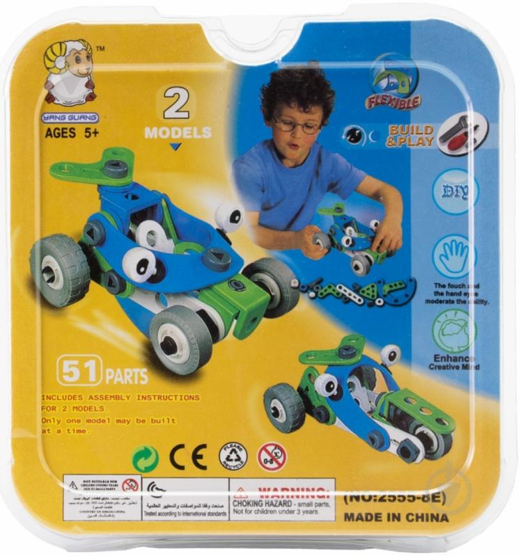 Конструктор Flexible Build & Play 2 модели машин 2555-8E - фото 1 Конструктор Flexible Build & Play 2 модели машин 2555-8E - фото 1