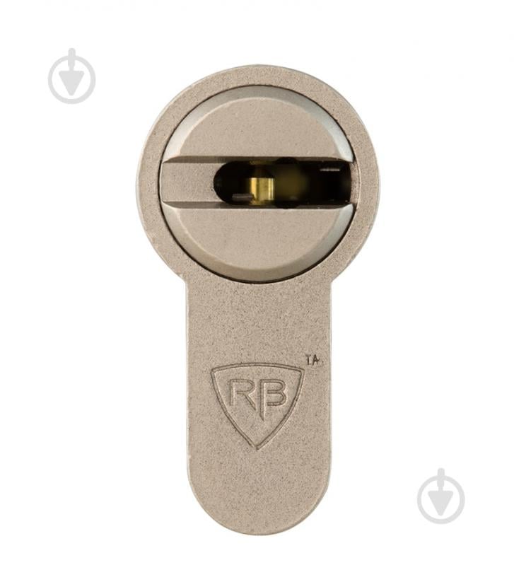 Цилиндр RB-LOCKS KEYLOCX 45x55 ключ-вороток 100 мм никель сатин - фото 5