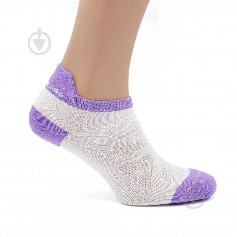 Носки MaxxPro MULTISPORT LOW 97031000 р.35-37 белый/фиолетовый 2 шт. - фото 2