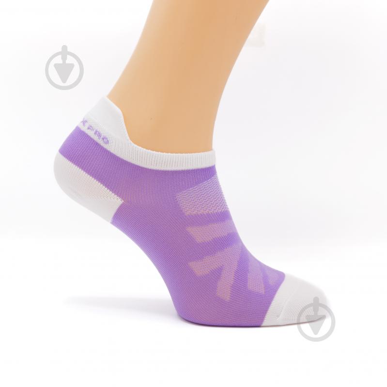 Носки MaxxPro MULTISPORT LOW 97031000 р.35-37 белый/фиолетовый 2 шт. - фото 1