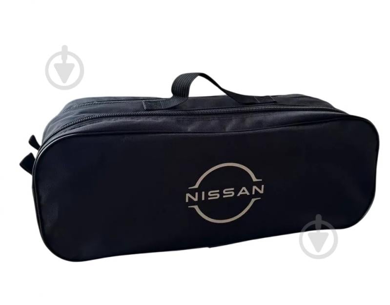 Сумка-органайзер в багажник Nissan Poputchik чорний - фото 1