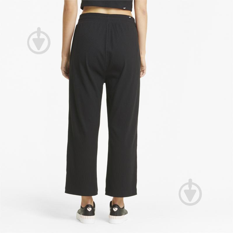 Брюки Puma Modern Basics Wide Pants 58593801 р. M черный - фото 4
