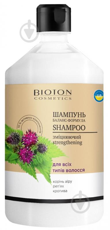 Шампунь Bioton баланс-формула укрепляющий для всех типов волос 1000 мл - фото 1