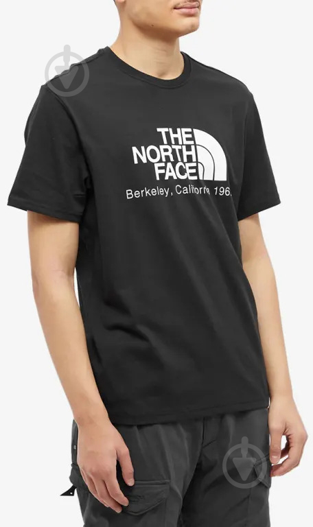 Футболка THE NORTH FACE M BERKELEY CALIFORNIA TEE- IN SCRAP MAT NF0A55GEJK31 р.S черный - фото 1