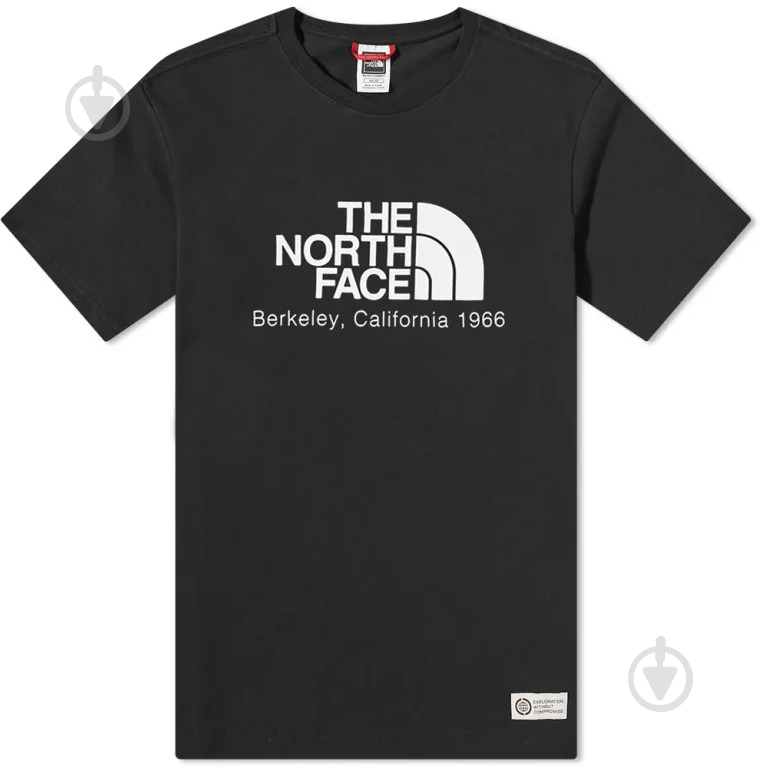 Футболка THE NORTH FACE M BERKELEY CALIFORNIA TEE- IN SCRAP MAT NF0A55GEJK31 р.S черный - фото 5