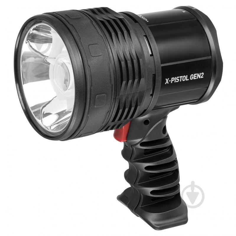 Фонарь поисковый Mactronic X-Pistol GEN2 Focus USB Rechargeable 1500 Lm [019] Black PSL0022 - фото 1