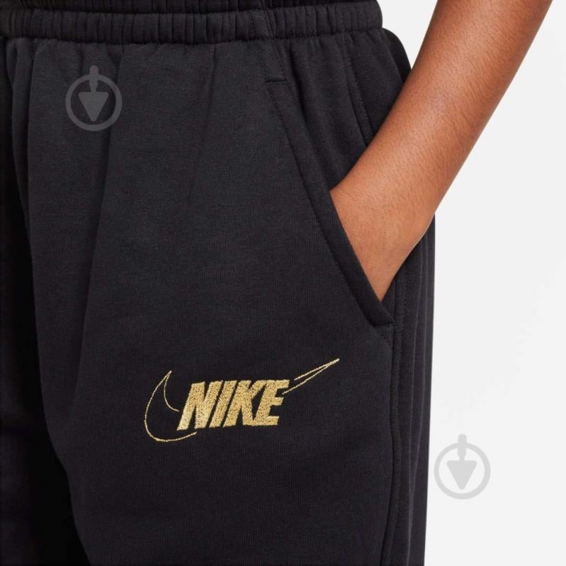 Брюки Nike G NSW CLUB FLC LOOSE PANT SHNE FJ6163-010 р. S черный - фото 5