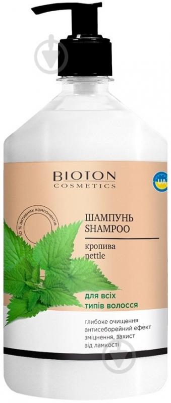 Шампунь Bioton для всех типов волос Крапива 1000 мл - фото 1