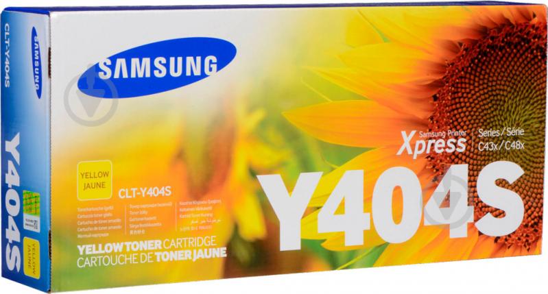 Картридж Samsung SL-C430W/C480W CLT-Y404S/XEV (SU452A) yellow - фото 3