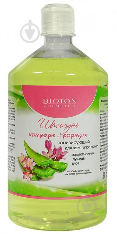 Шампунь Bioton комфорт-формула тонизирующий для всех типов волос 1000 мл - фото 1