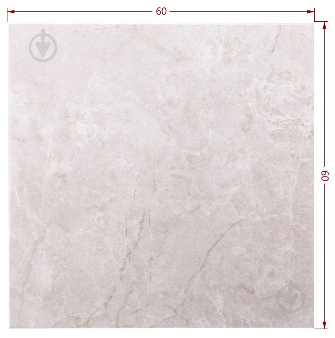 Плитка AZUVI Grick Cream Gloss 60x60 см - фото 4