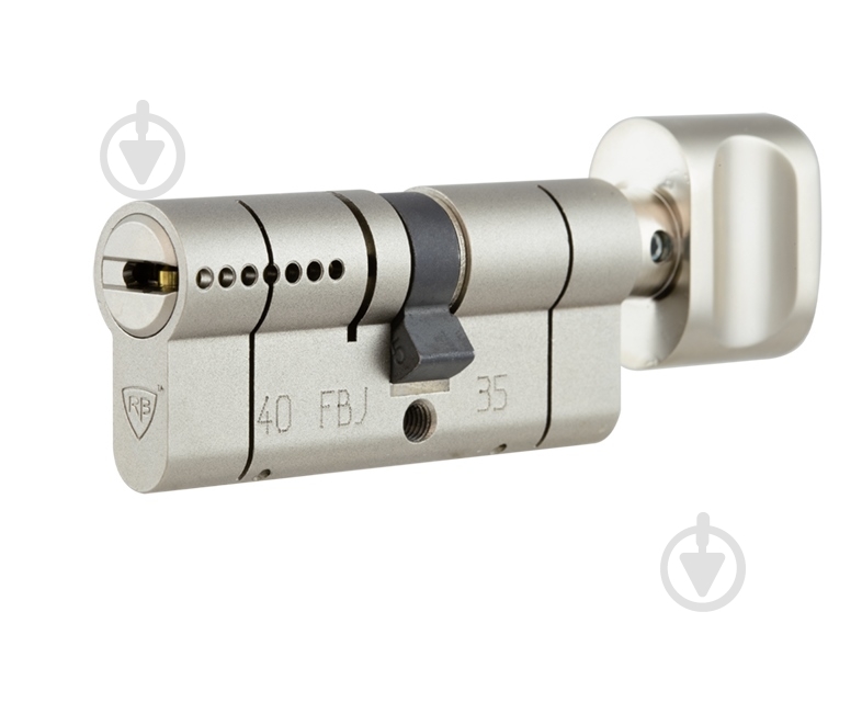 ᐉ Циліндр RB-LOCKS KEYLOCX 40x31 ключ-вороток 71 мм нікель сатин ...