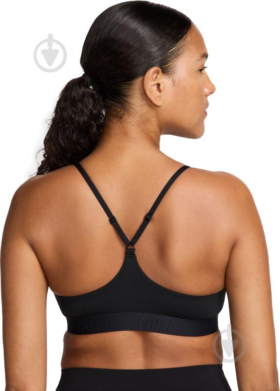 Бра Nike NK DF INDY LGT SPT BRA FD1062-010 р.XS черный - фото 2