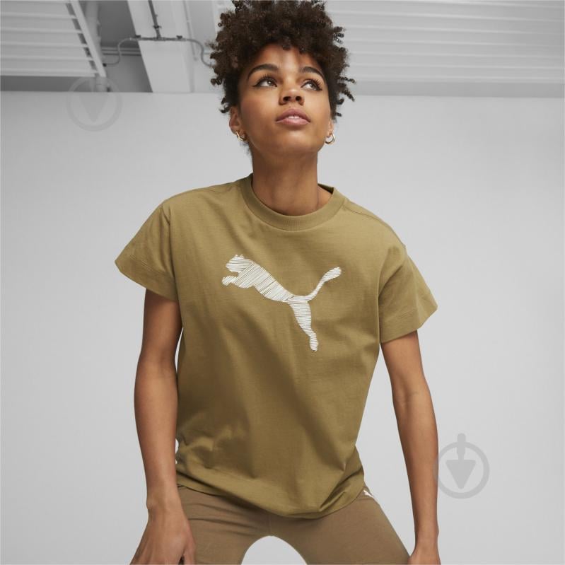 Футболка Puma HER Tee 67600093 р.L коричневый - фото 3