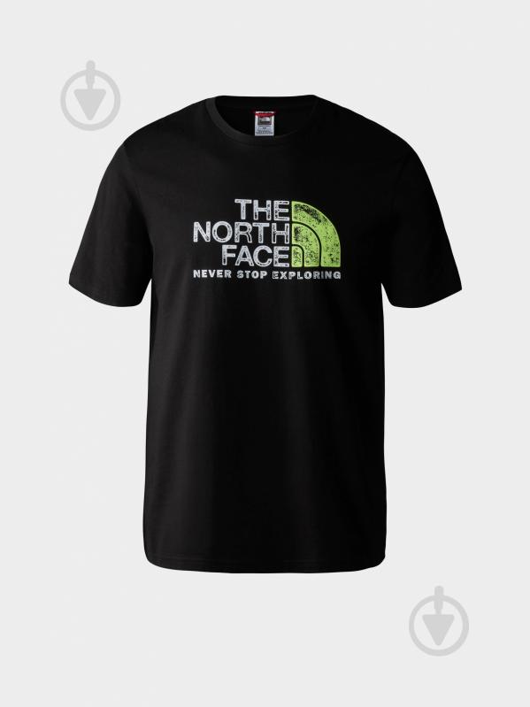 Футболка THE NORTH FACE M S/S RUST 2 TEE NF0A4M68H211 р.S чорний - фото 4