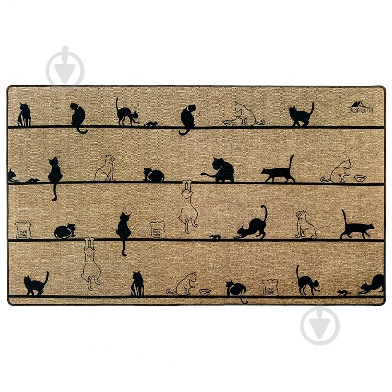 Коврик Dariana Лен cats 45x75 см - фото 1