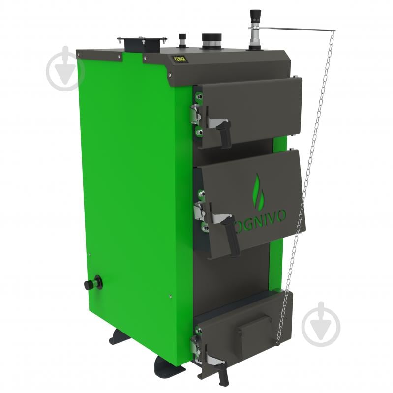 Котел твердотопливный OGNIVO Standart 20 кВт, толщина стали 5 мм - фото 2