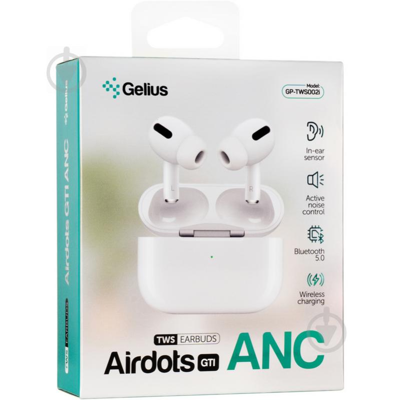 Навушники Gelius Pro Airdots GTI white (GP-TWS002i) - фото 9