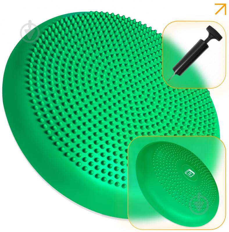 Подушка EasyFit Balance Cushion-A зеленая + насос - фото 1