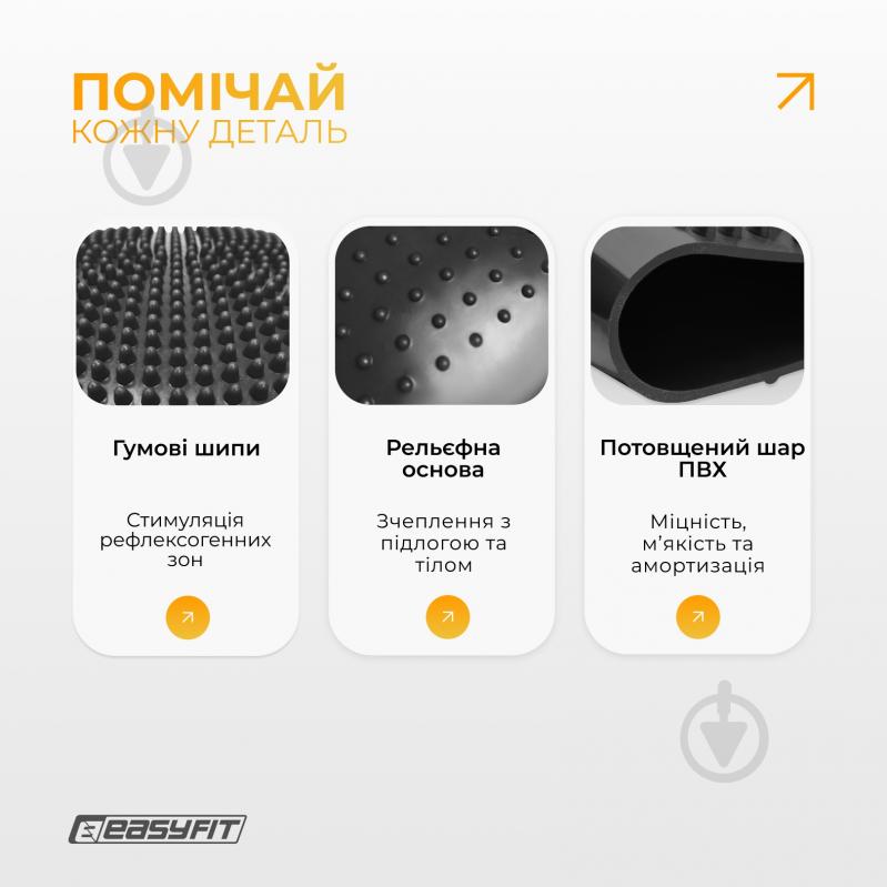 Подушка EasyFit Balance Cushion-A черная + насос - фото 4 Подушка EasyFit Balance Cushion-A черная + насос - фото 4