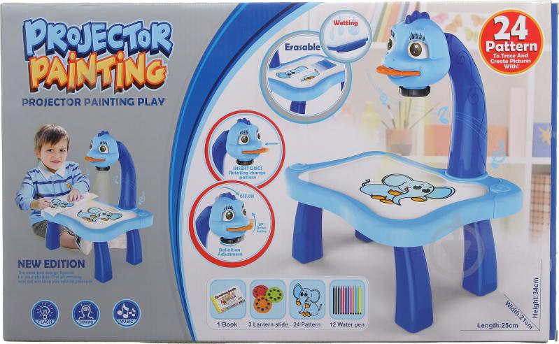 Проектор для малювання Project синій YM6556 - фото 7 Проектор для малювання Project синій YM6556 - фото 7