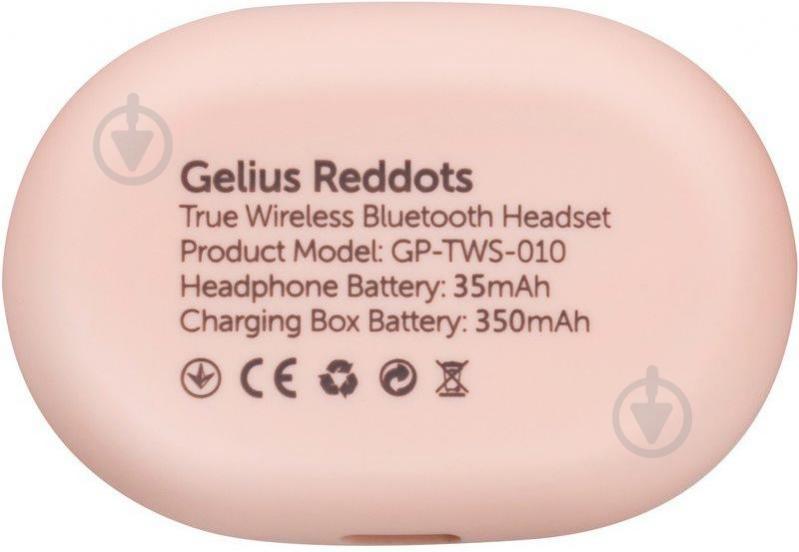 Навушники Gelius Pro Reddots TWS Earbuds pink (GP-TWS010) - фото 12