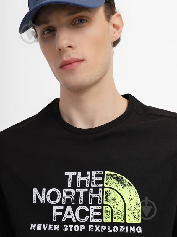 Футболка THE NORTH FACE M S/S RUST 2 TEE NF0A4M68H211 р.2XL черный - фото 3