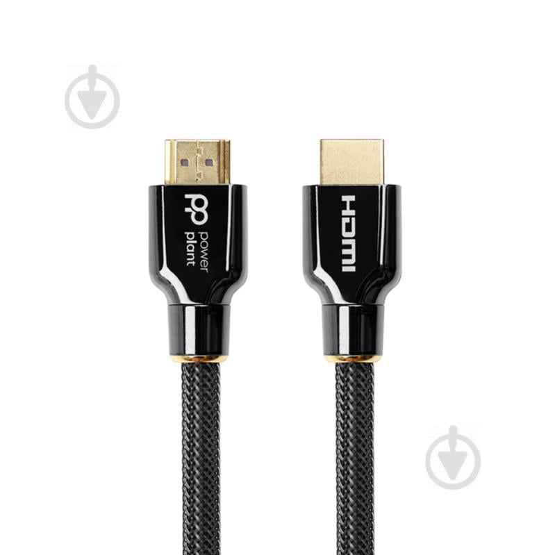 Кабель PowerPlant HDMI 1 м черный (CA912186) Ultra HD 8K eARC 30AWG - фото 1