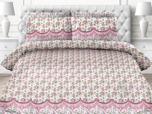 Комплект постельного белья 1.5 Натурель белый Ecotton - фото 1