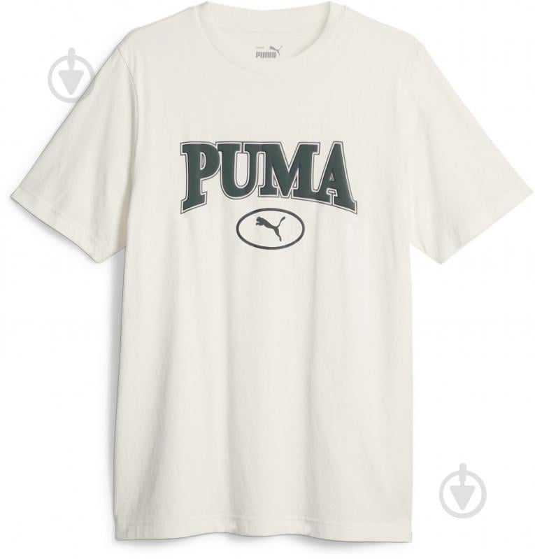 Футболка Puma PUMA SQUAD TEE 67601365 р.S бежевий - фото 1