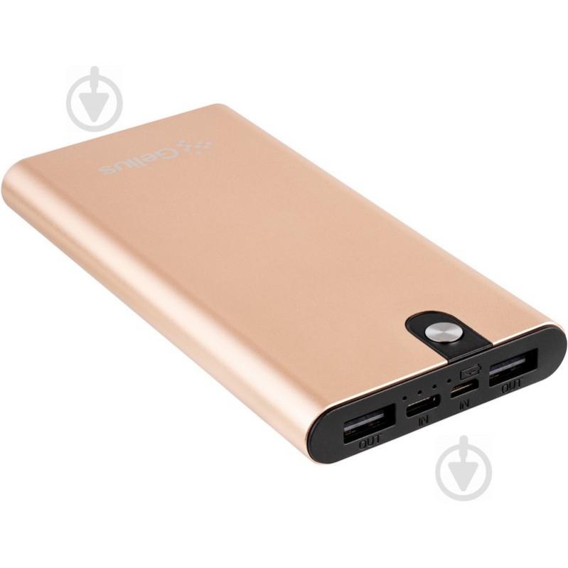 Повербанк Gelius Pro Edge 10000 mAh gold (GP-PB10-013) - фото 8