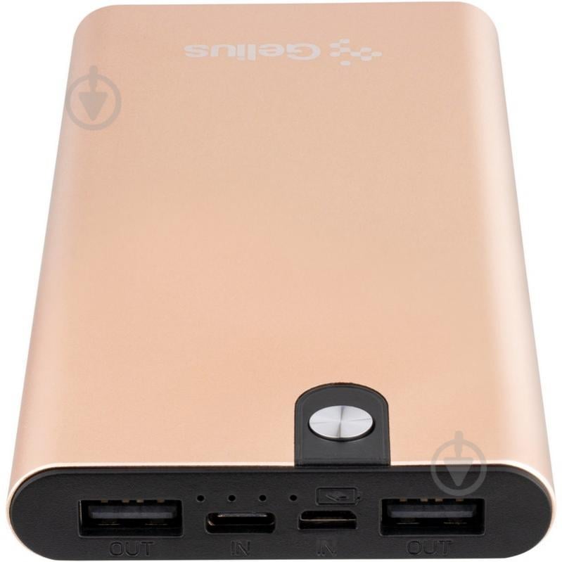 Повербанк Gelius Pro Edge 10000 mAh gold (GP-PB10-013) - фото 11