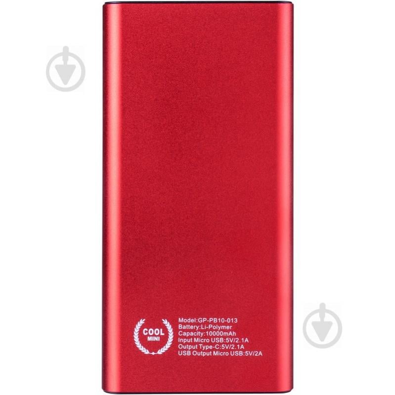 Повербанк Gelius Pro Edge 10000 mAh red (GP-PB10-013) - фото 7