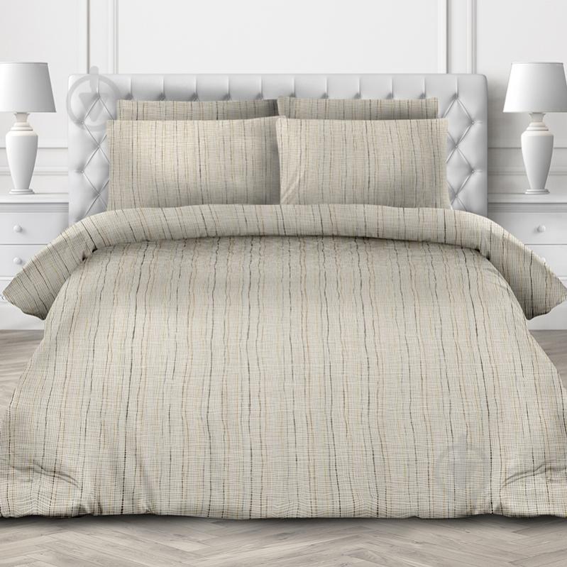 Комплект постельного белья 1.5 Шале бежевый Ecotton - фото 1