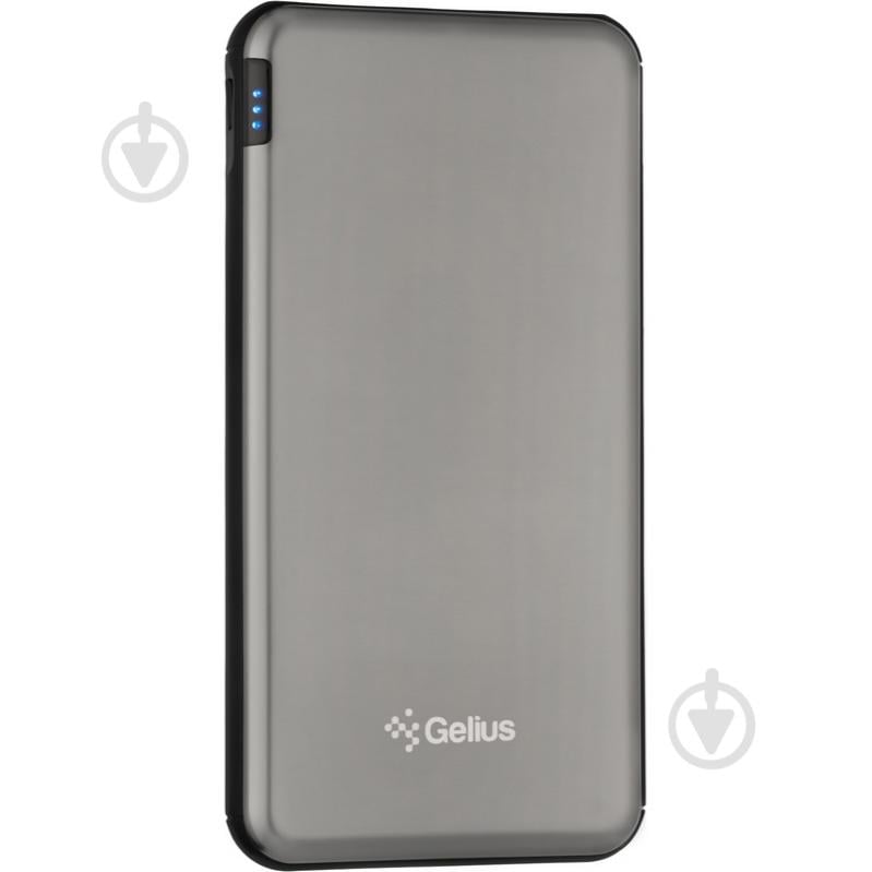 Повербанк Gelius Pro UltraThinSteel 10000 mAh silver (GP-PB10-210) - фото 1