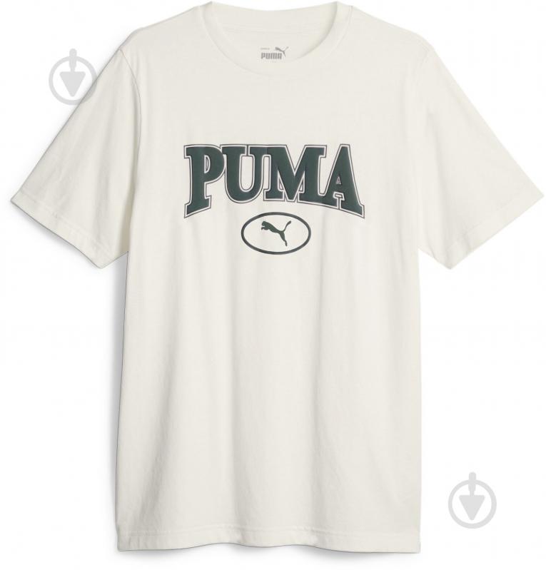 Футболка Puma PUMA SQUAD TEE 67601365 р.M бежевий - фото 1