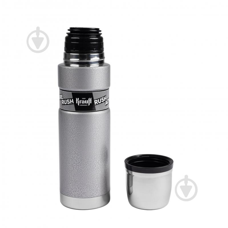 Термос Krauff Scout Skills 500 мл Grey 26-203-102 - фото 2 Термос Krauff Scout Skills 500 мл Grey 26-203-102 - фото 2