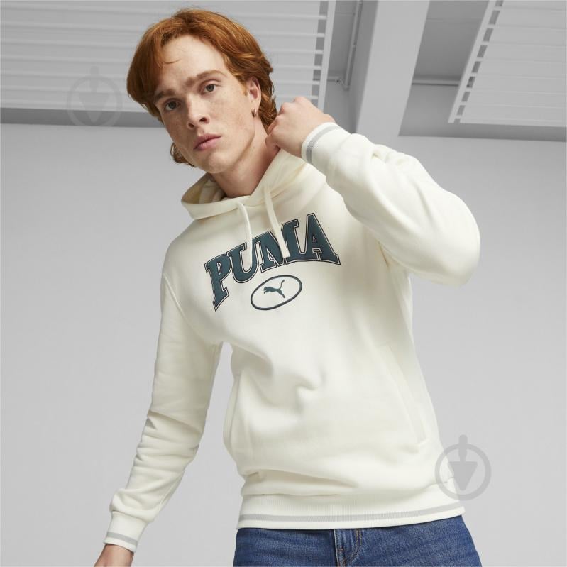 Джемпер Puma PUMA SQUAD HOODIE FL 67601765 р.S бежевий - фото 3