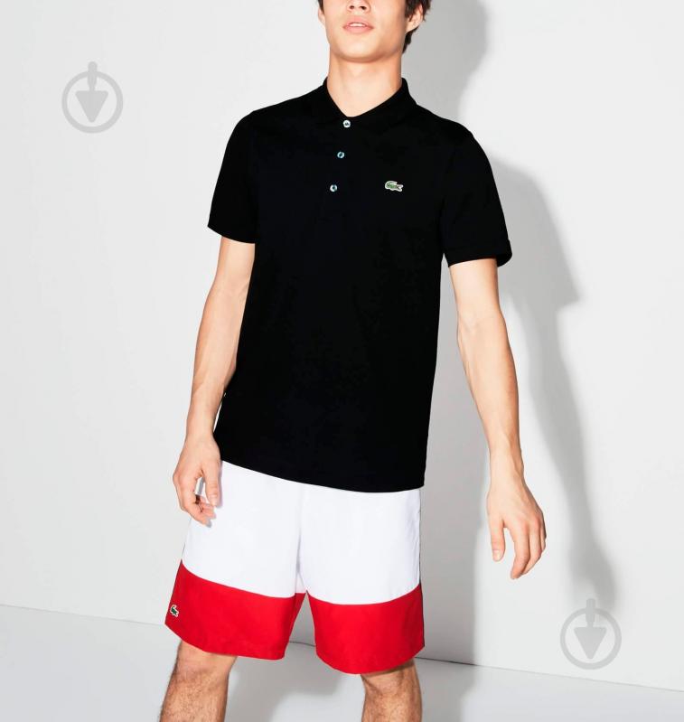 Поло Lacoste L1230031 р.3XL черный - фото 8