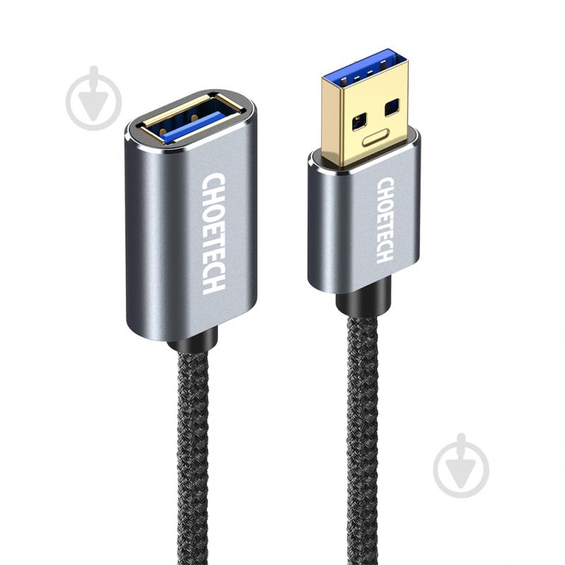 Удлинитель Choetech USB 3.0 2 м black (XAA001-BK) - фото 2